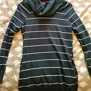 Striped sweater dress